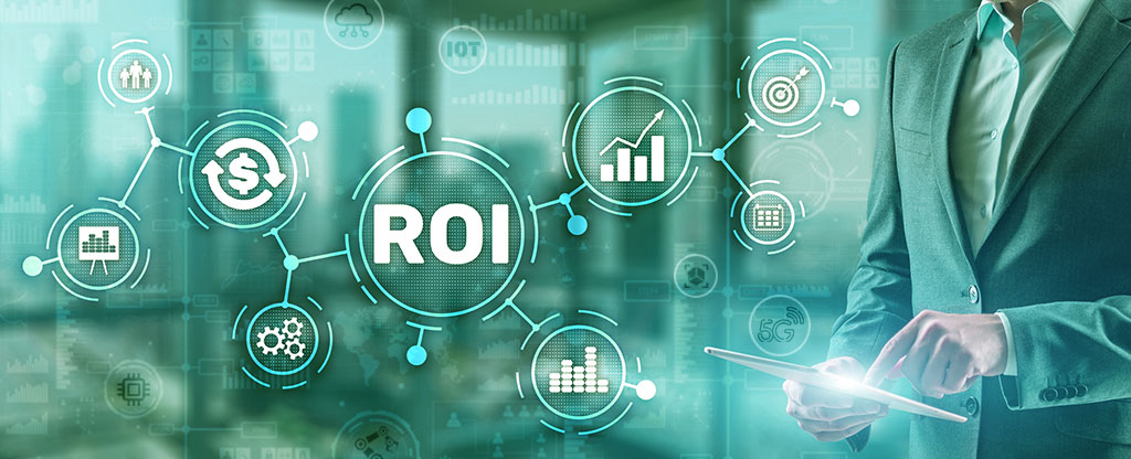 Roi Return On Investment Business Technology Analysis Finance Concept