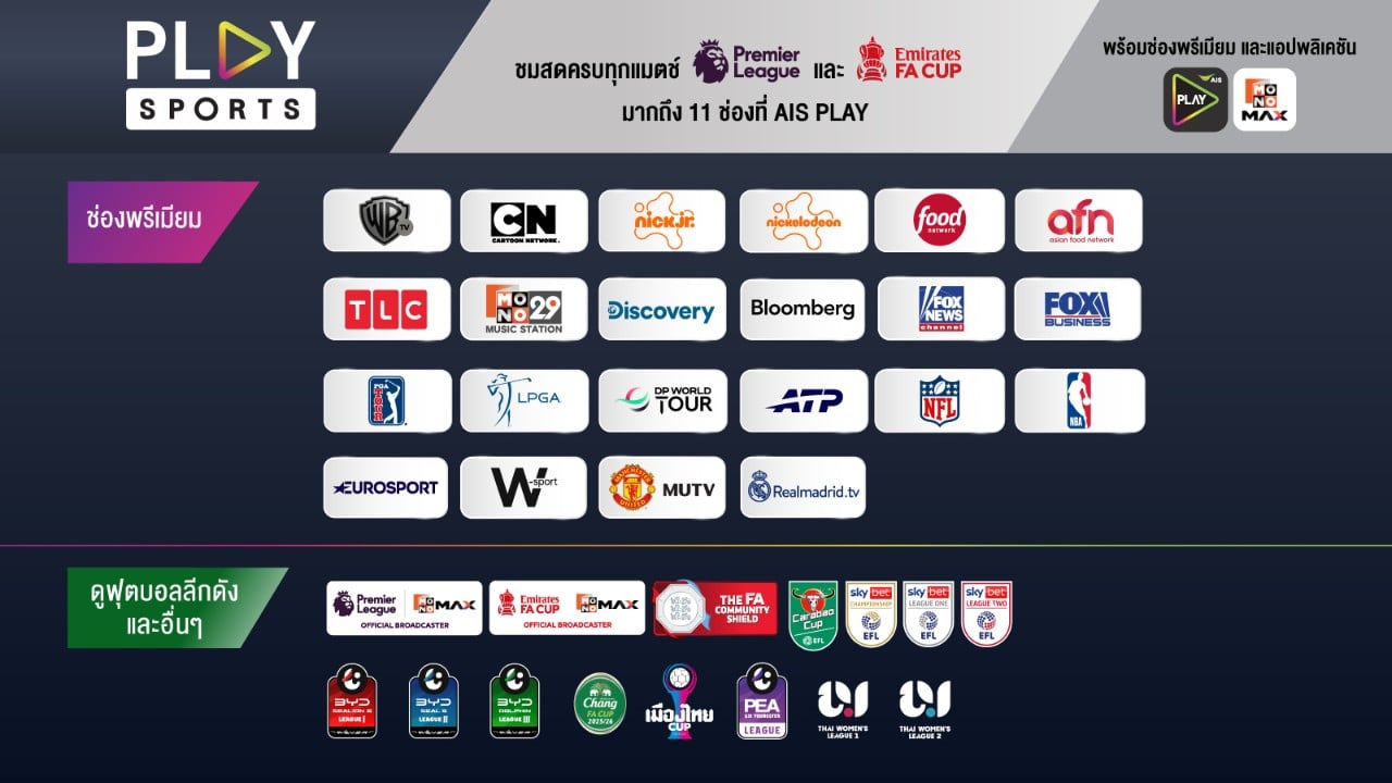 PLAY SPORTS พรีเมียร์ลีก