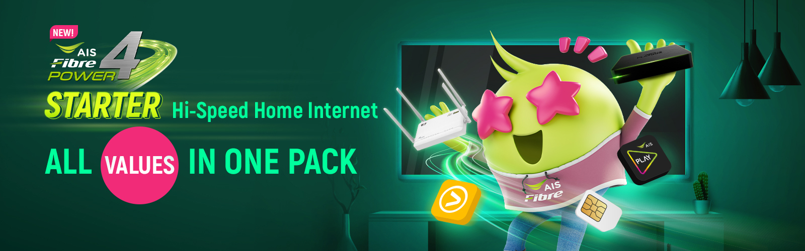 POWER4 Starter package All values in one pack