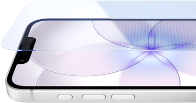 iPhone 17e, front exterior with Ceramic Shield 2, side exterior, white color, buttons: Action, volume