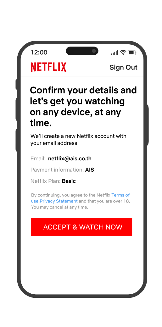 How to get a new netflix account sale