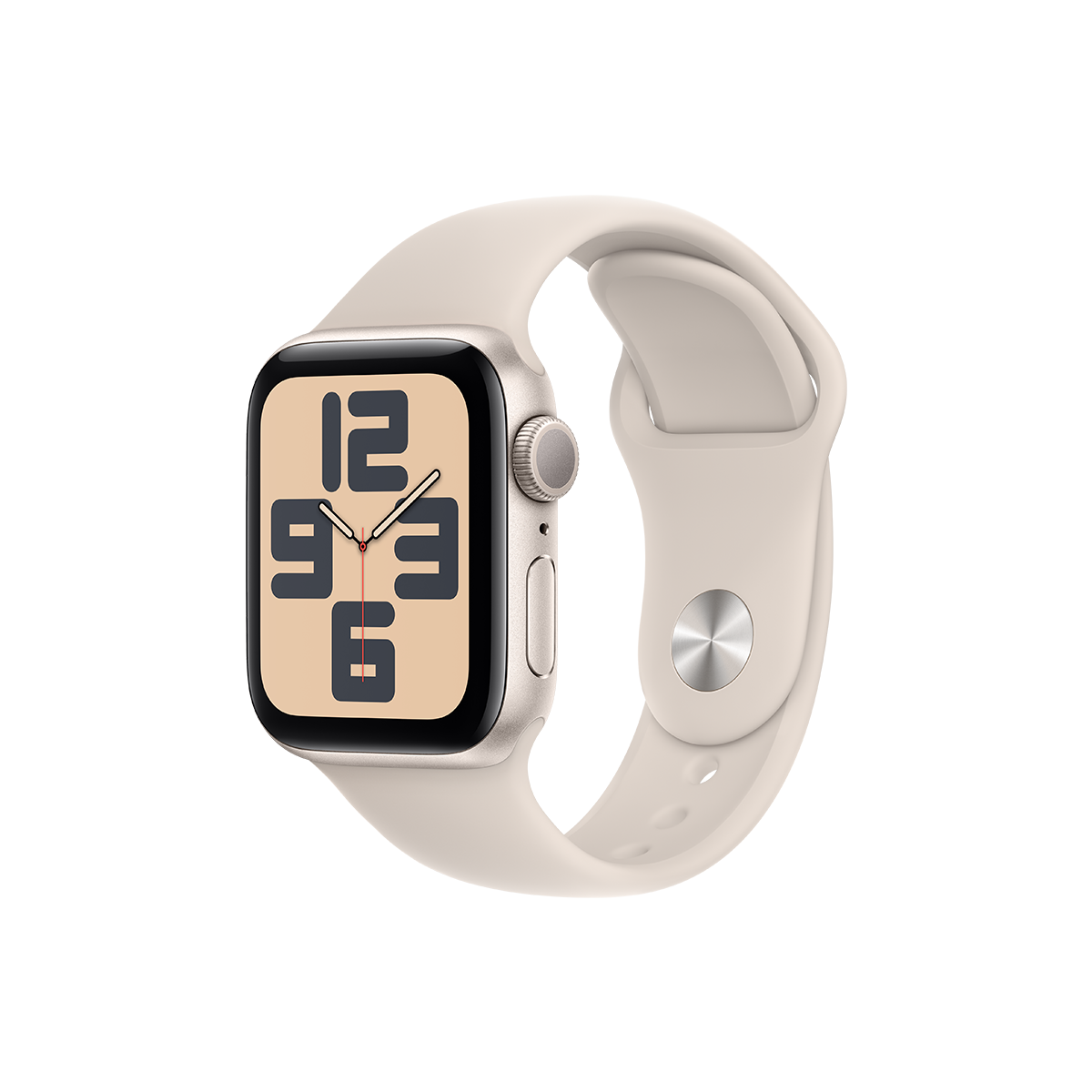 Apple Watch SE GPS 40mm Aluminium Starlight Sport Band Starlight S M