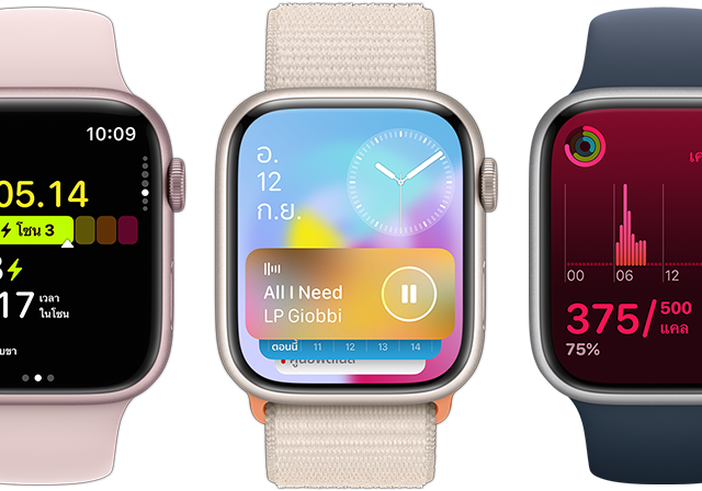 Apple Watch Series 9 GPS Cellular 41mm Stainless Steel Graphite Sport Band Midnight S M