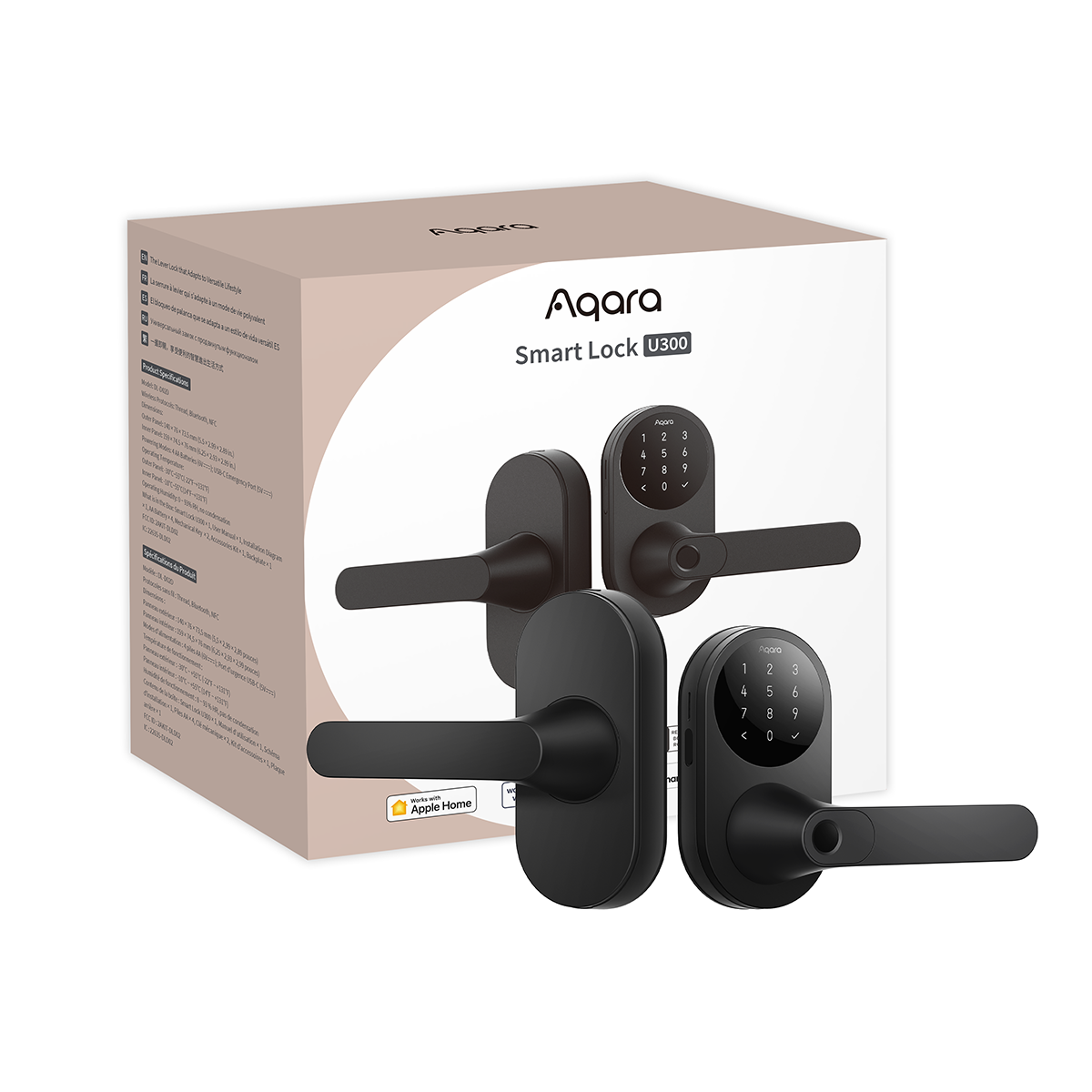 AQARA SMART DOOR LOCK U300 BLACK