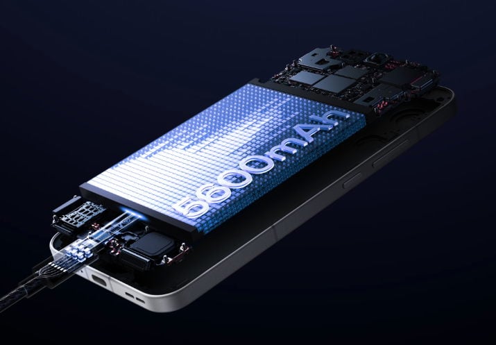 แบตเตอรี่ขนาด 5600mAh + การชาร์จเร็ว 80W