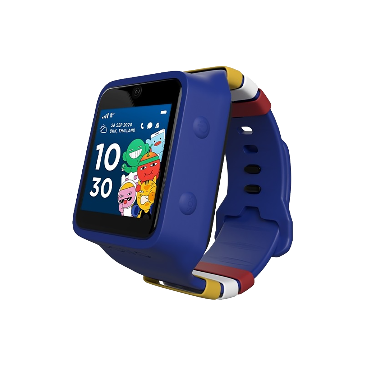Pomo waffle cheap blue smart watch