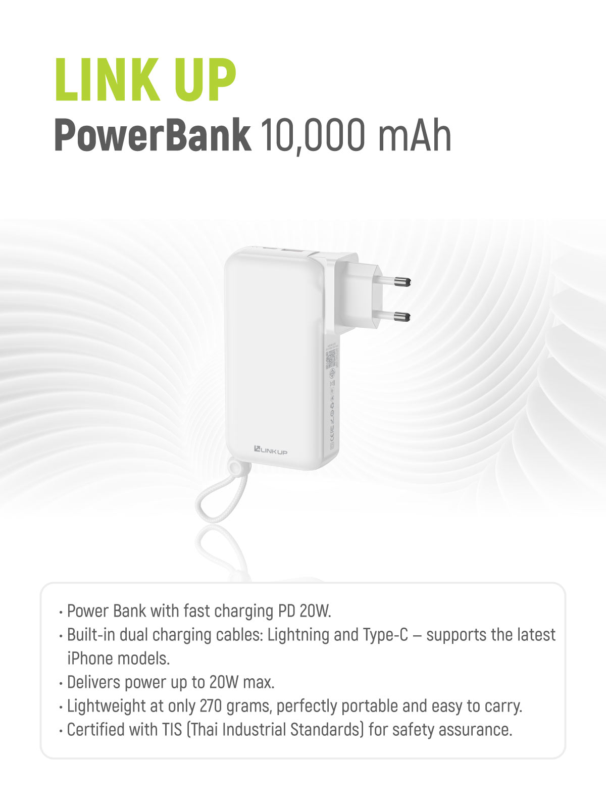 Link up PowerBank 10,000mAh