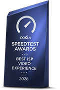 best_isp_video_experience_Ookla_Speedtest_Standard_Trophy_Front_Quarter