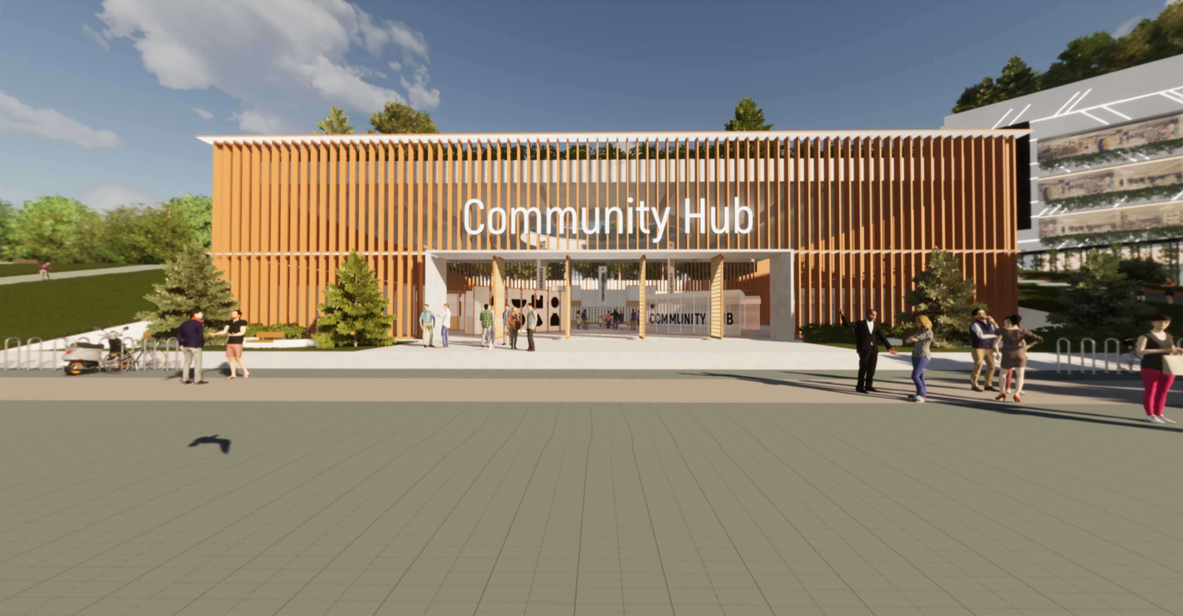 Community Hub พื้นที่เปิดให้ SME ผู้ค้ารายย่อย กว่า 210 ร้านค้า