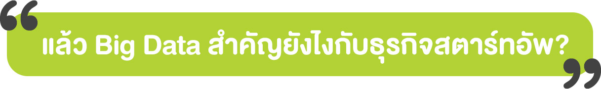 Big Data สำคัญยังไงกับธุรกิจสตาร์อัพ - StartUp Thailand focus