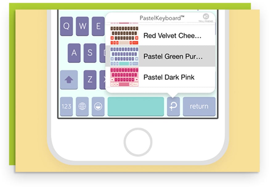 Pastel Keyboard - Startup Thailand focus